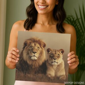 Lion Duo Art
