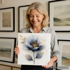Blue Poppy Art