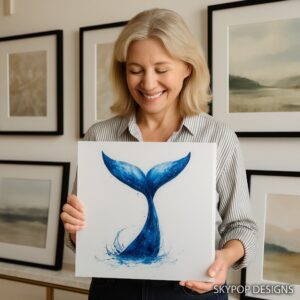 Whale Tail Art