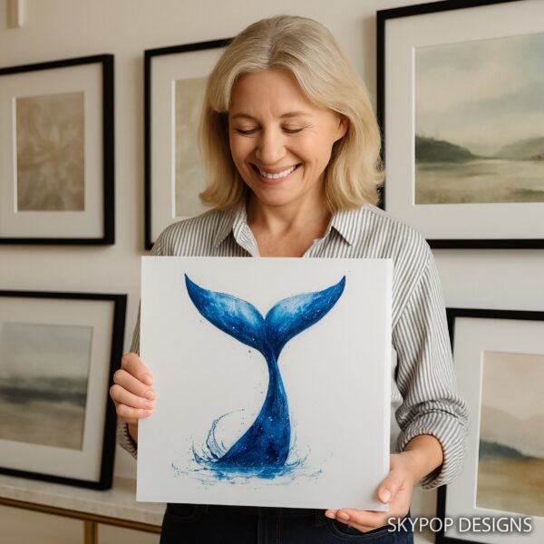 Whale Tail Art