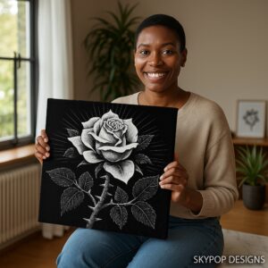 Rose Bloom Art