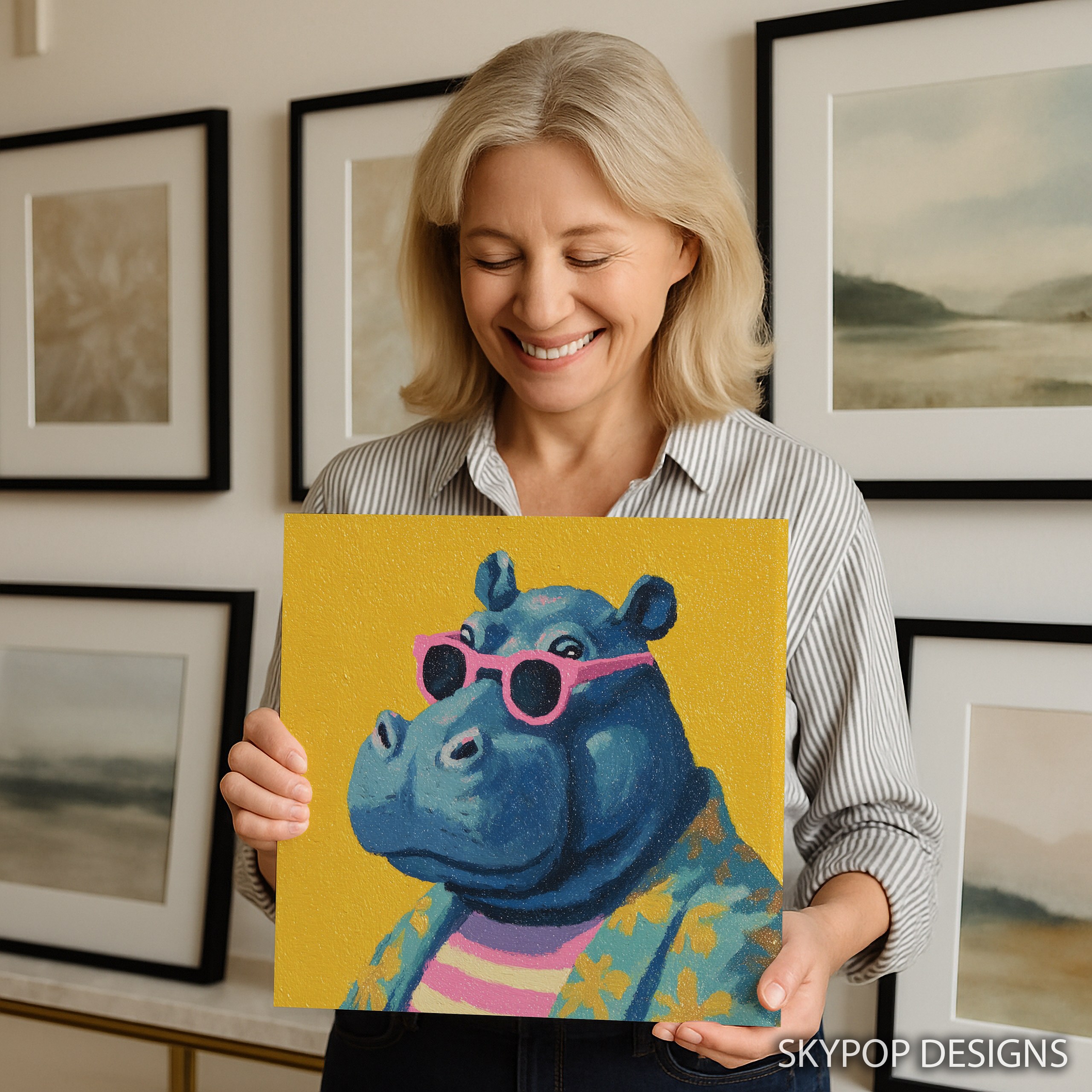 3.jpg Hippo Sunglasses Art