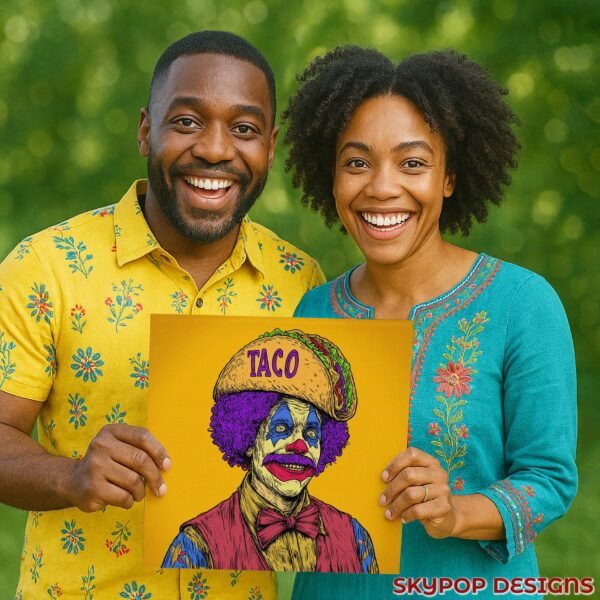 Taco Clown Art