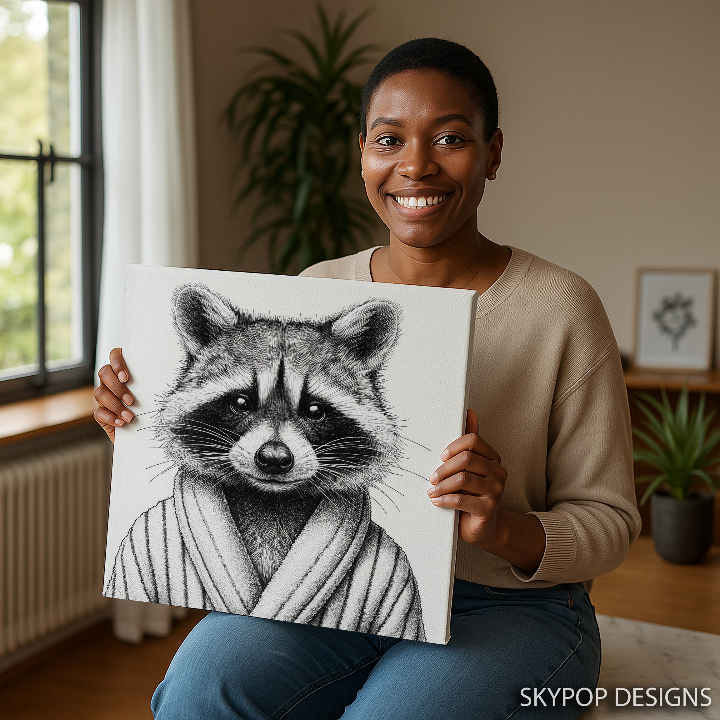 3.jpg Raccoon Art