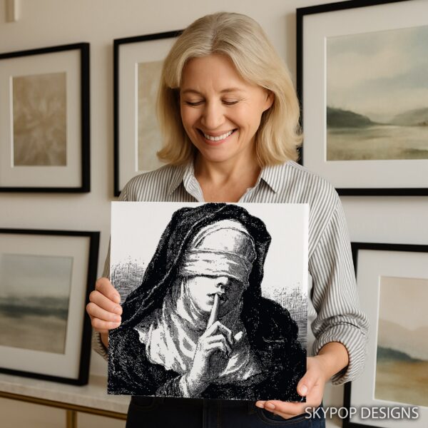 Silence Gesture Art