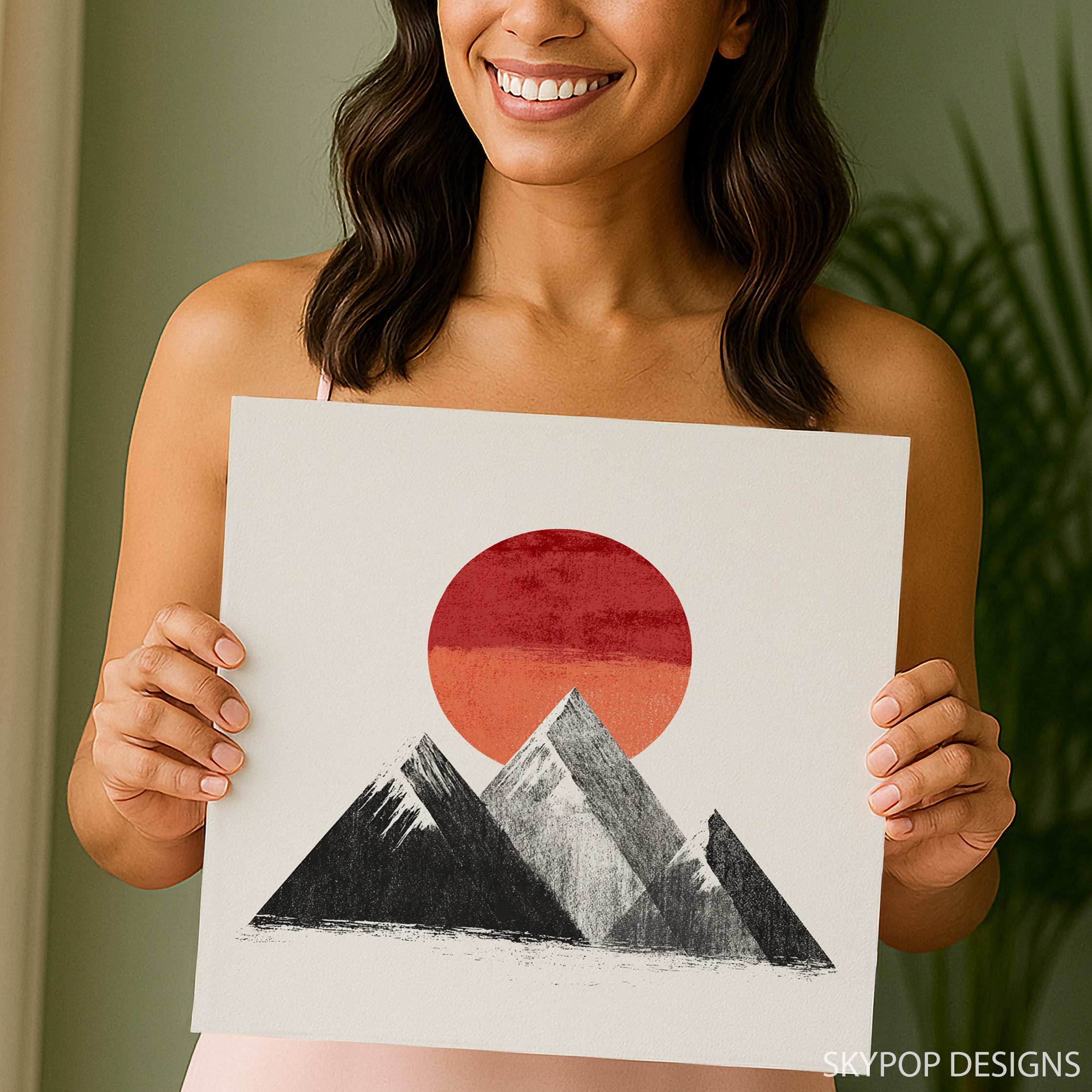 3.jpg Mountain Sunset Art