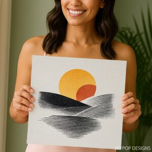 Sunset Horizon Art