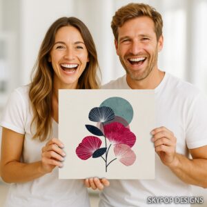 Geometric Floral Art
