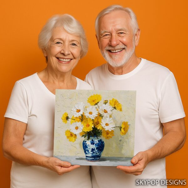 Sunshine Daisy Bouquet Art