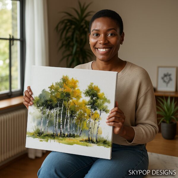 Birch Forest Art