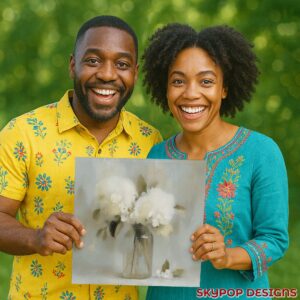 White Hydrangea Art