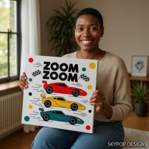 Zoom Zoom Racing Art