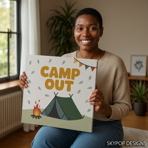 Camp Out Adventure Art