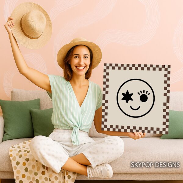 Winking Emoji Art