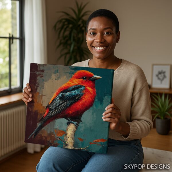Scarlet Tanager Bird Art