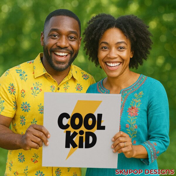 Cool Kid Lightning Bolt Art