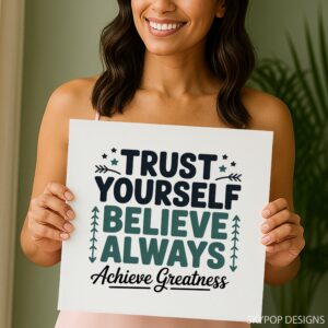 Self-Belief Inspiration Art