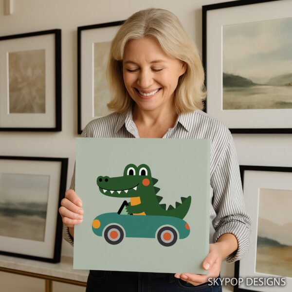 Crocodile Car Art