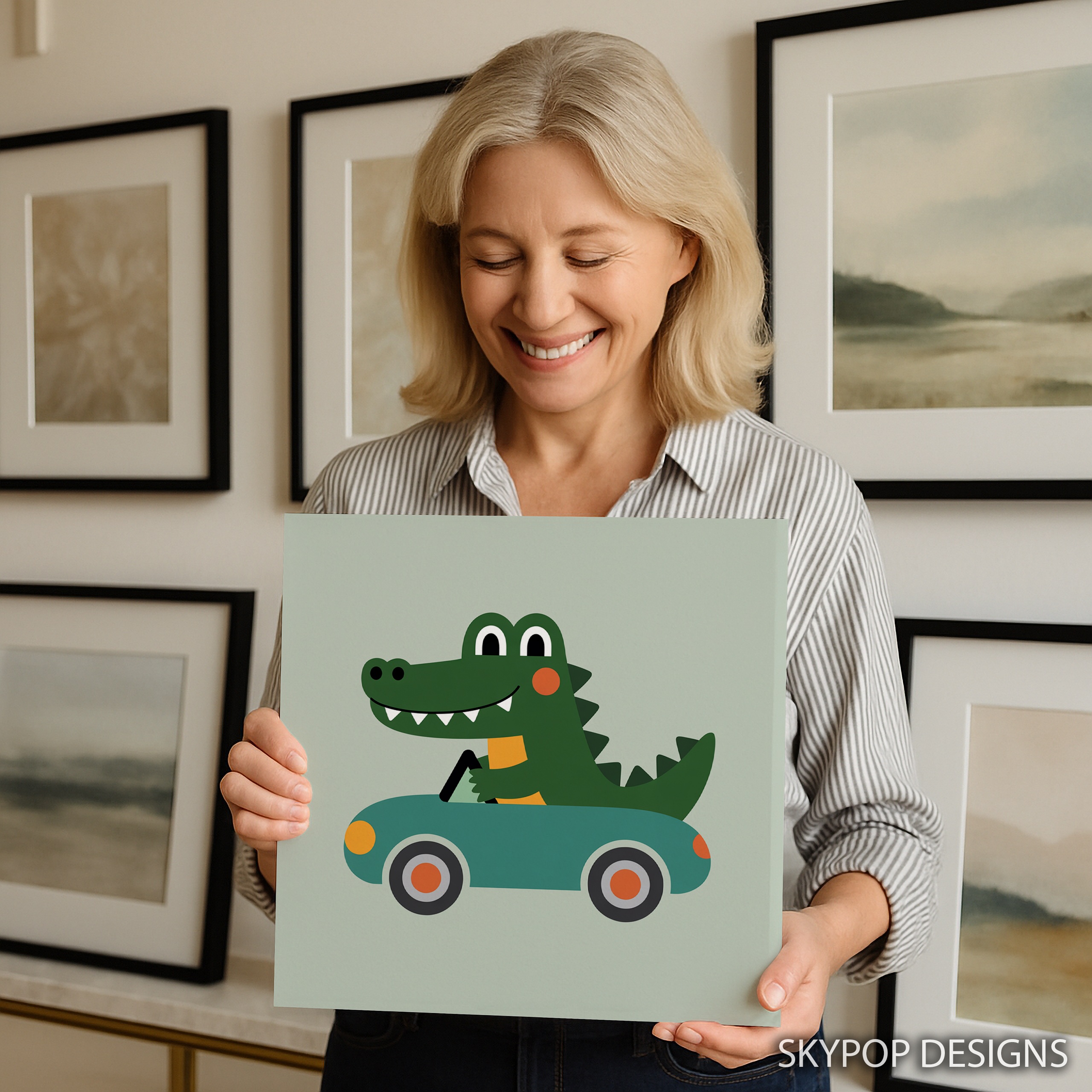 3.jpg Crocodile Car Art