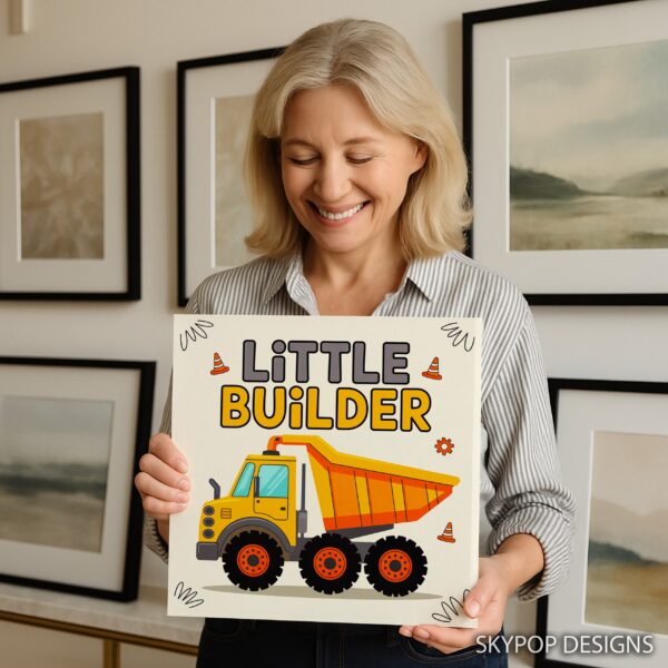 Little Builder Truck Art