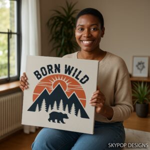 Born Wild Bear Art