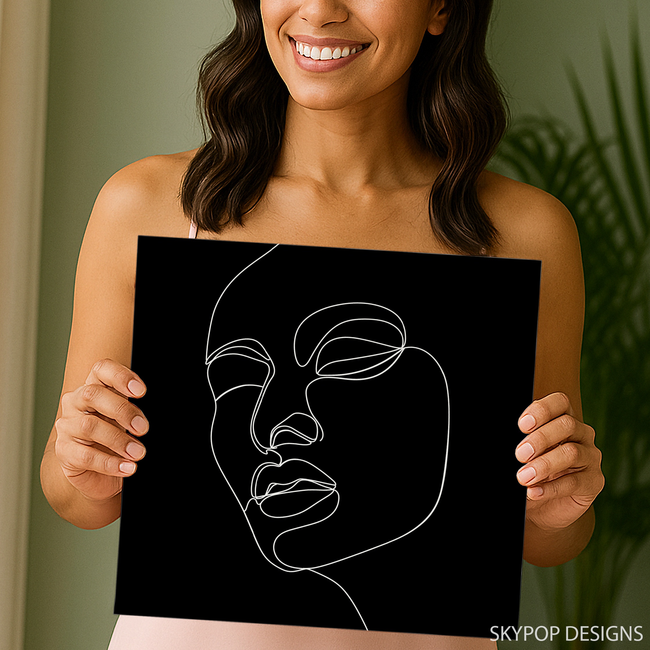 3.jpg Contour Face Line Art