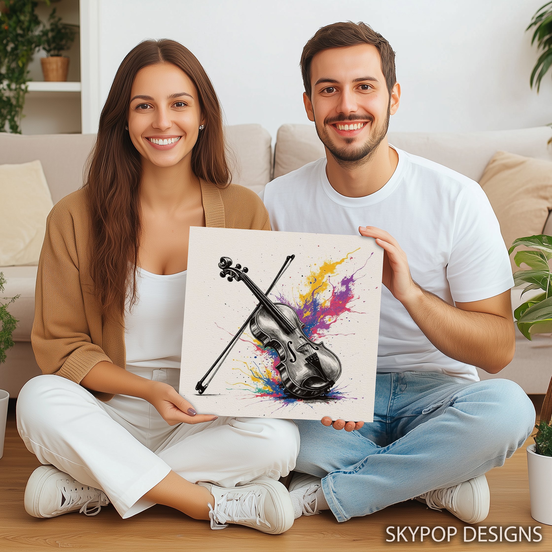 3.jpg Vibrant Violin Art