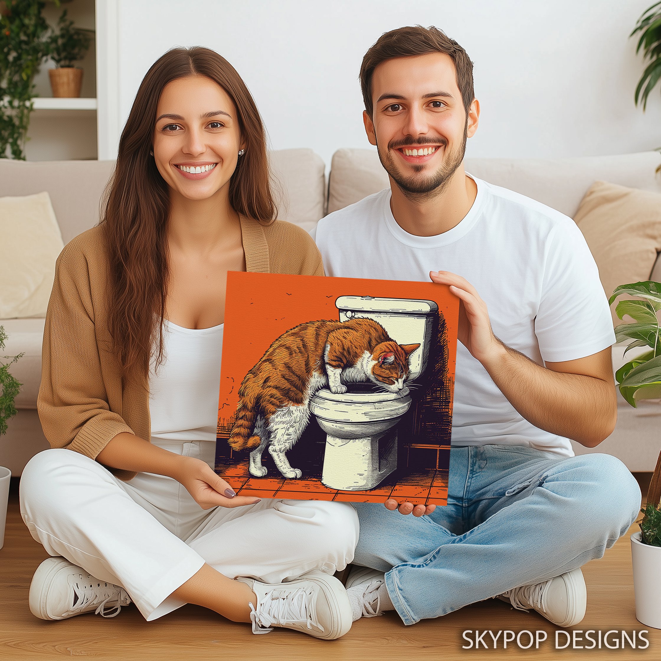 3.jpg Cat Toilet Art