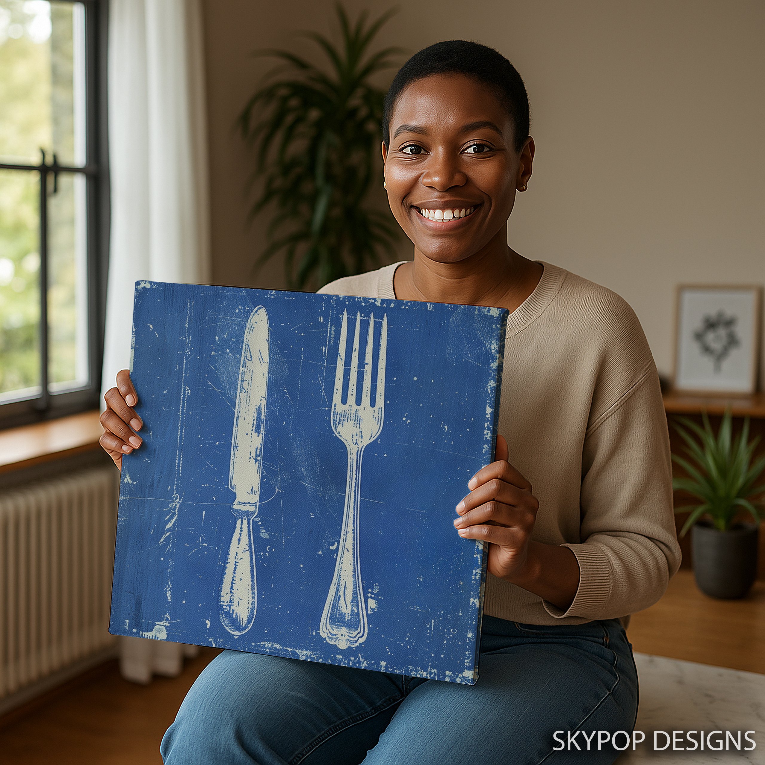 3.jpg Vintage Knife and Fork Art