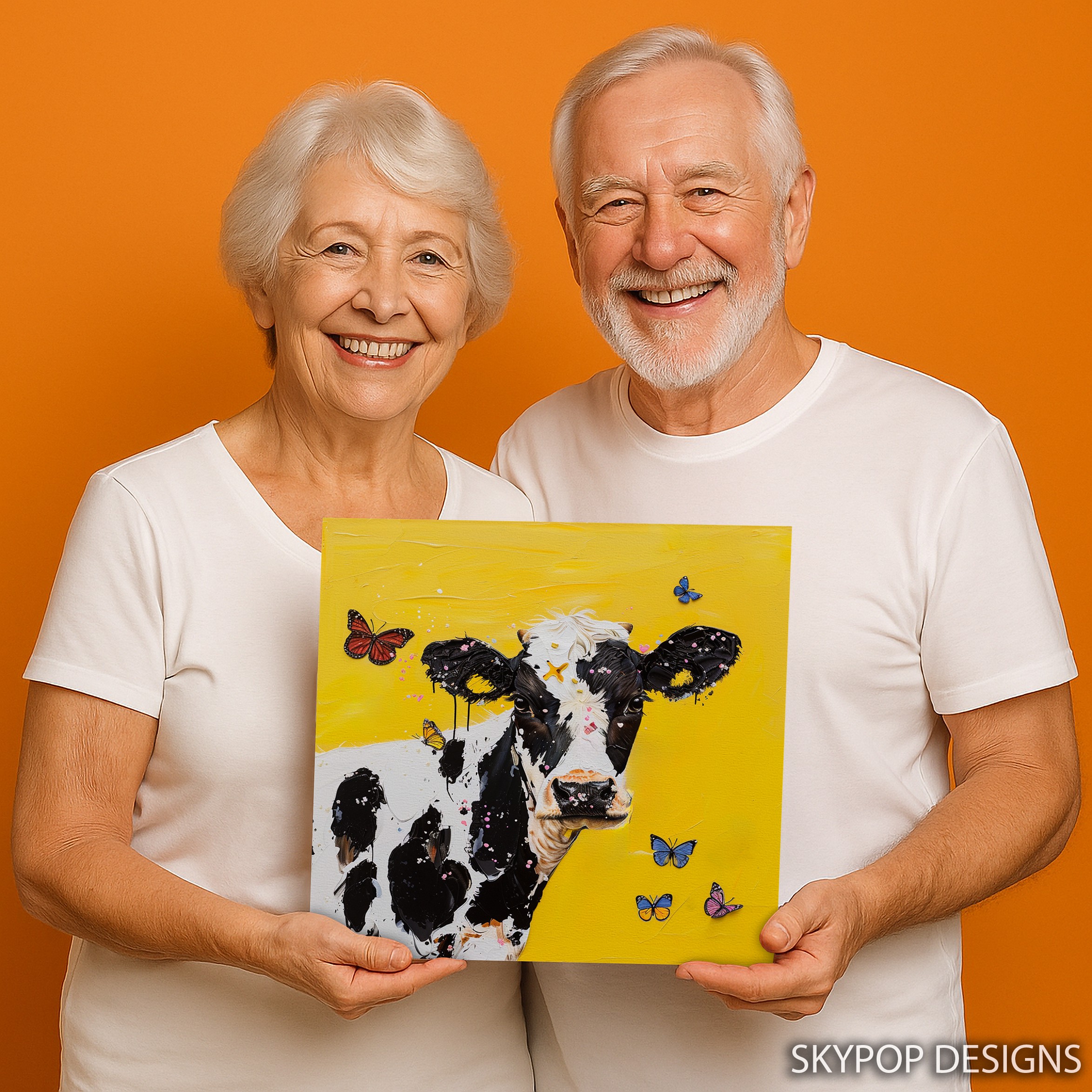 3.jpg Cow and Butterfly Art