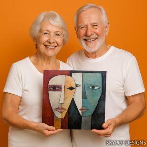 Abstract Faces of Expression Art