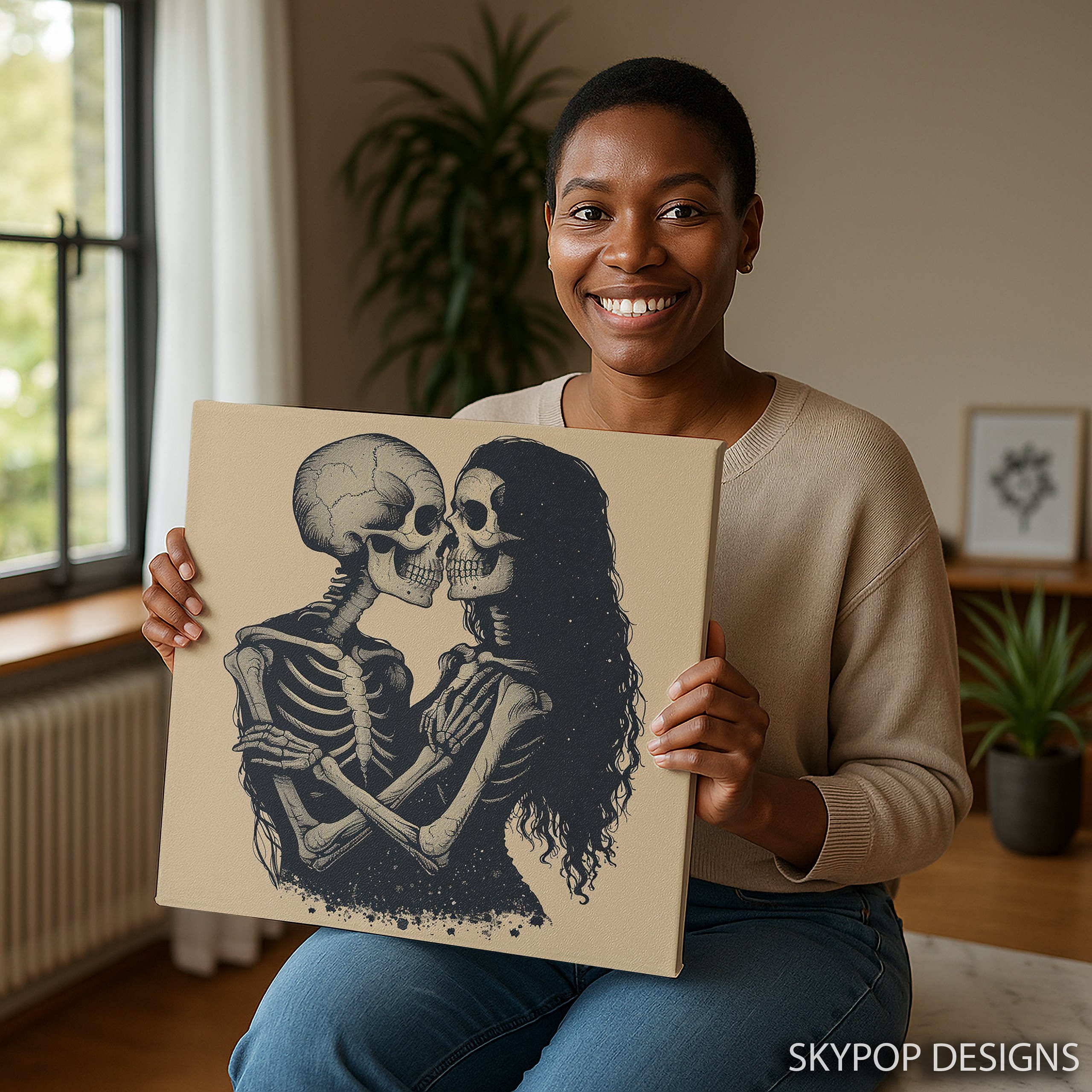 3.jpg Eternal Love Skeleton Art