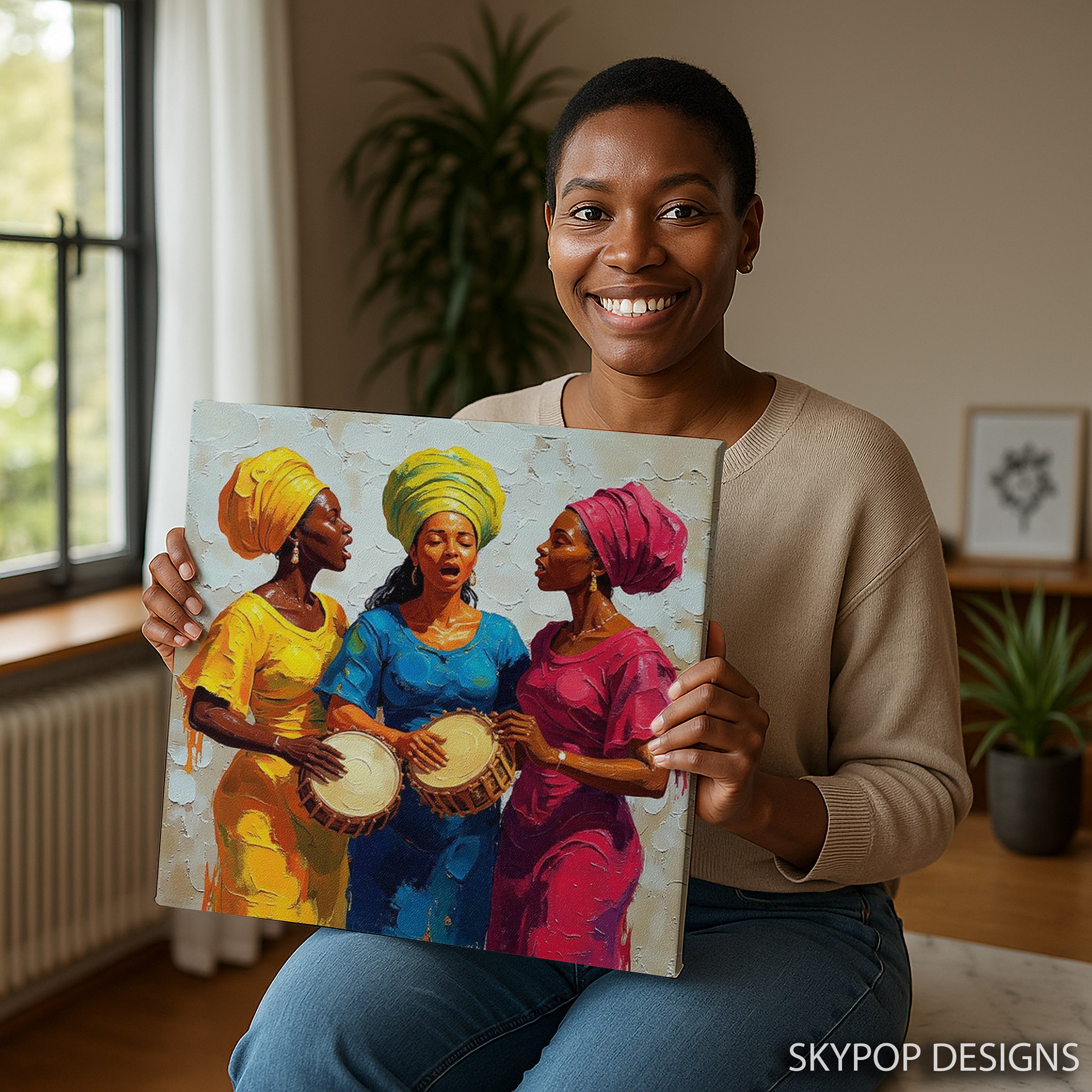 3.jpg African Drummers Art