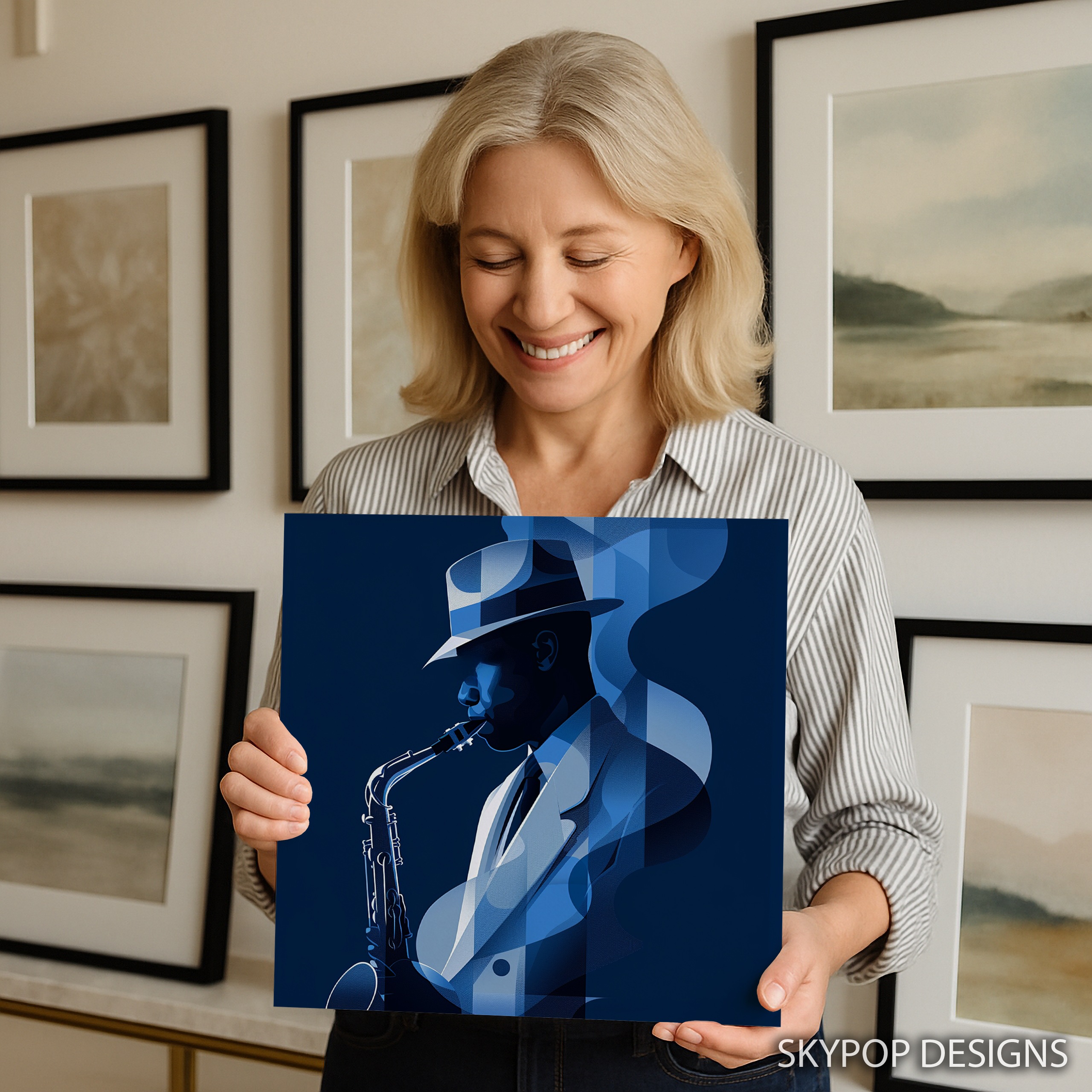 3.jpg Jazz Saxophonist Art