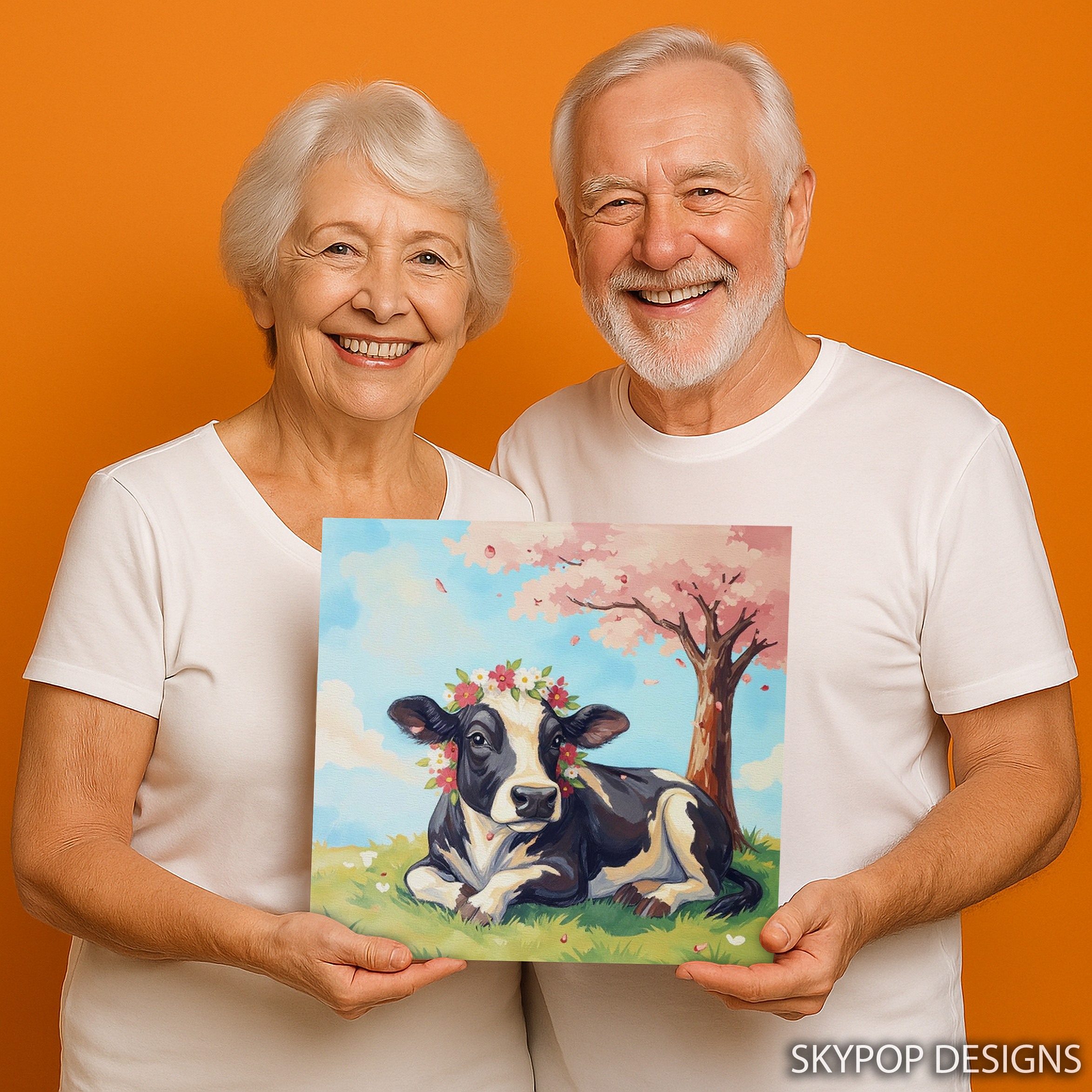 3.jpg Cow Floral Art
