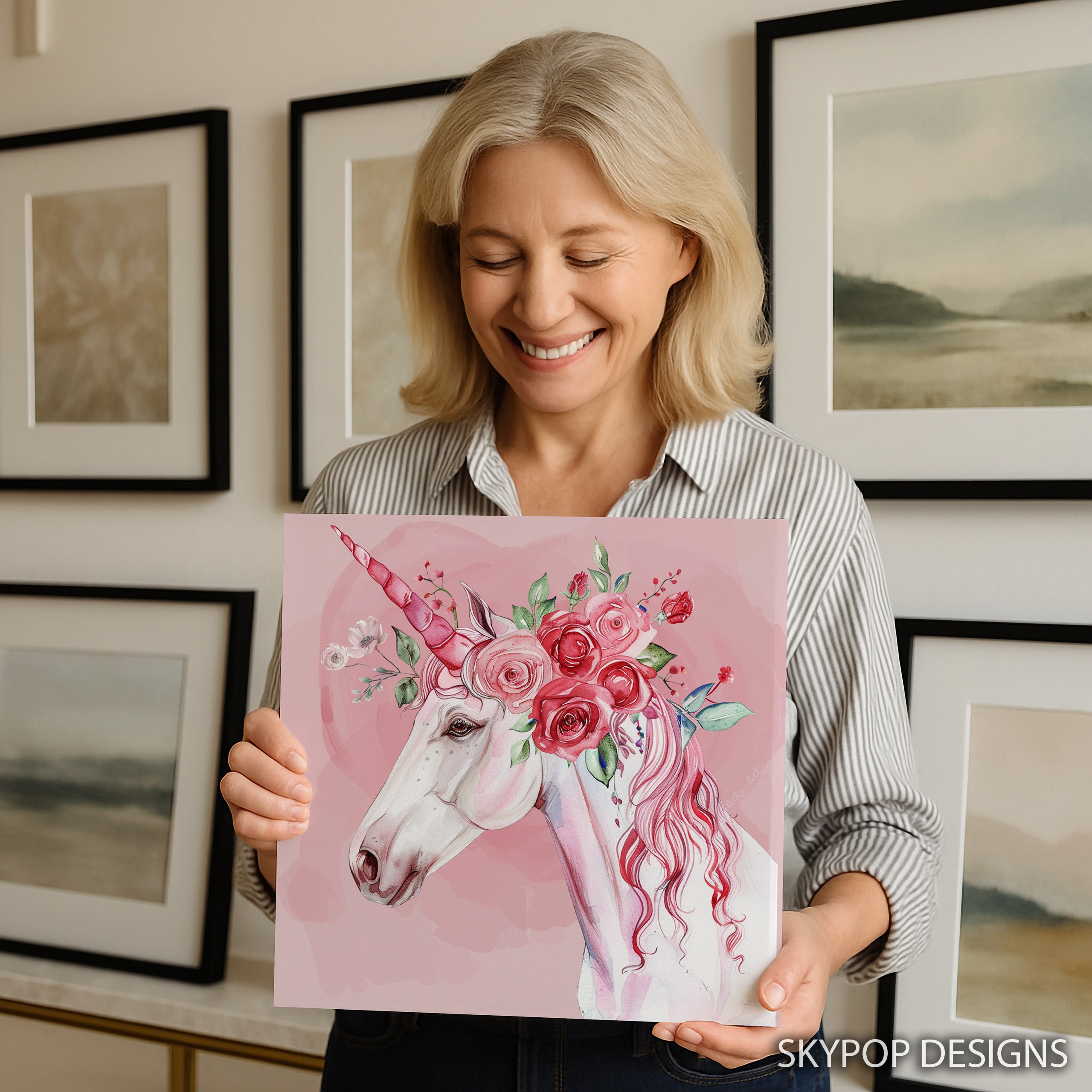 3.jpg Pink Unicorn Art