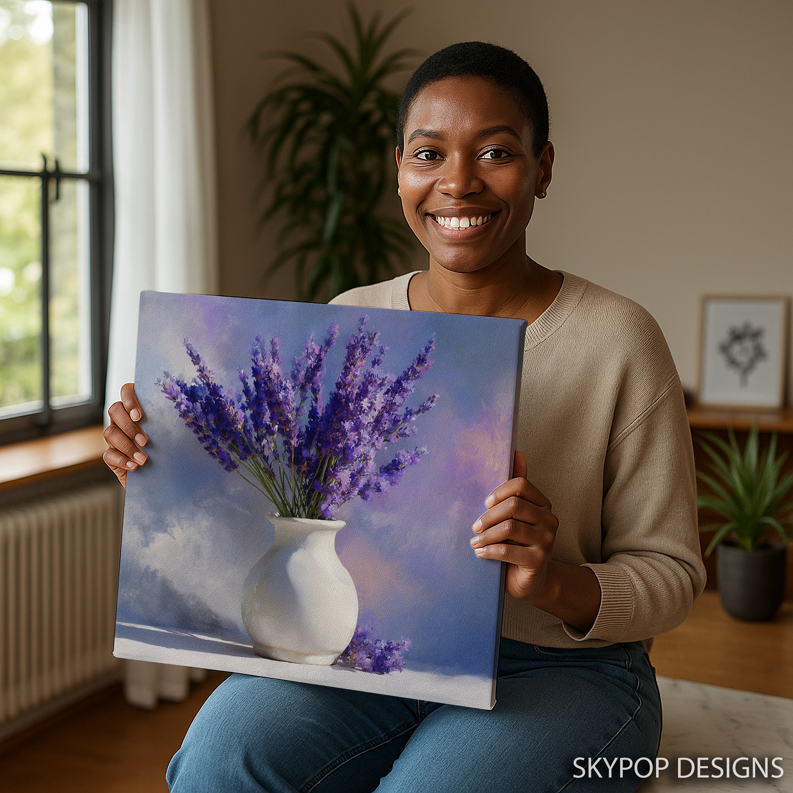 3.jpg Lavender Vase Art
