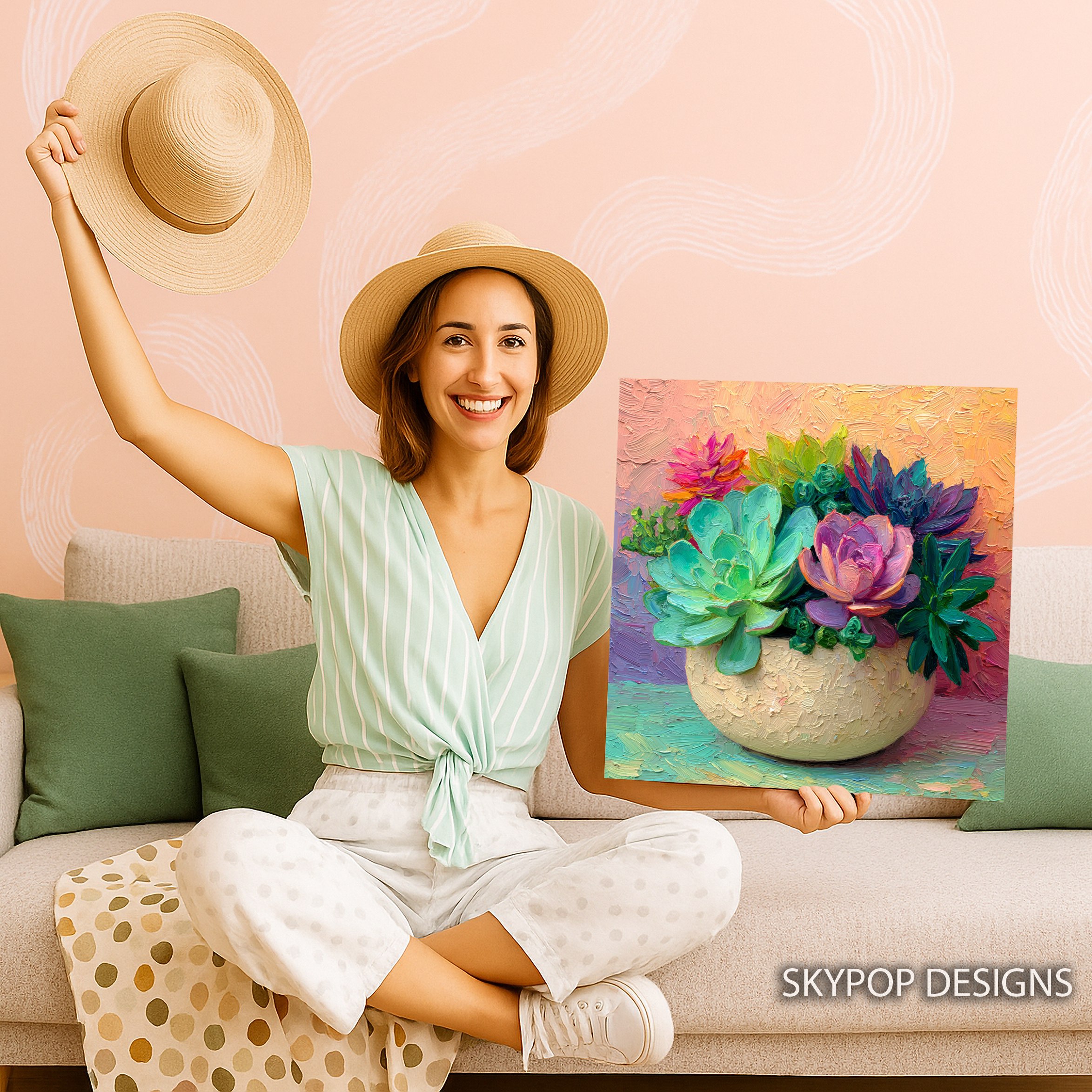 3.jpg Succulent Bouquet Art