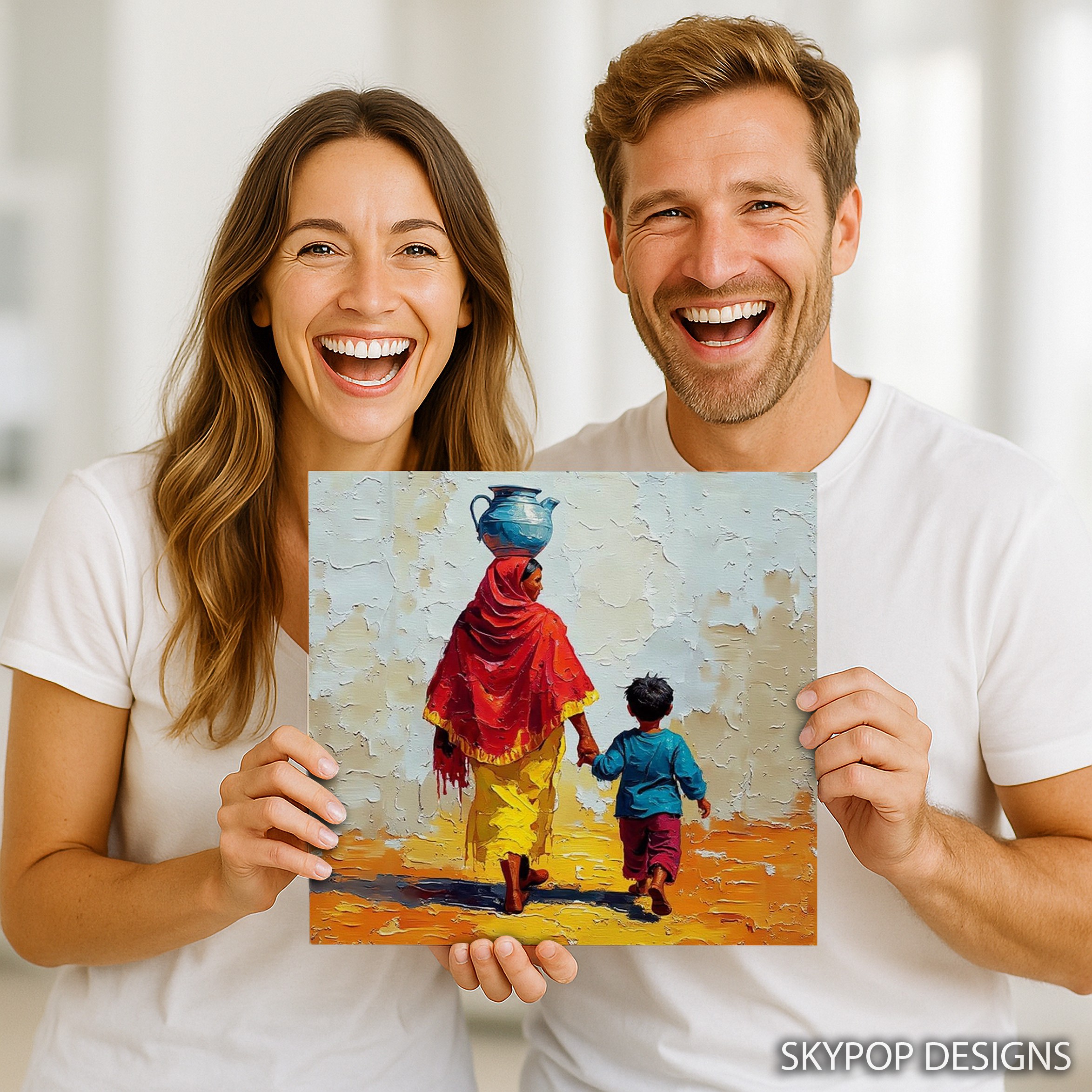 3.jpg Mother and Child Water Carrier Art