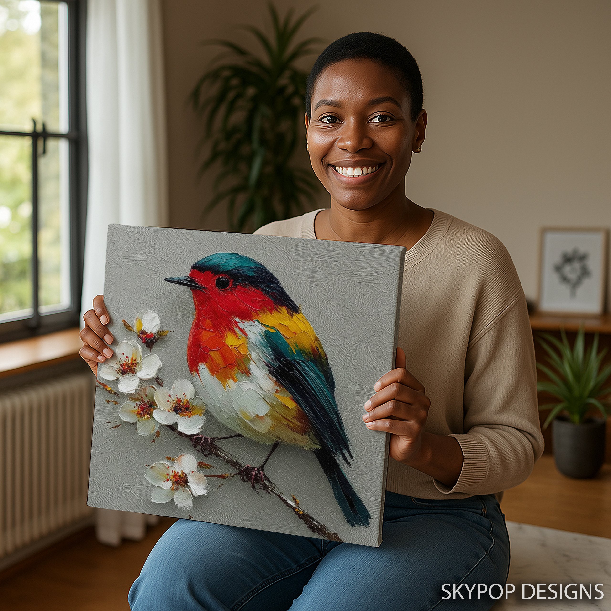 3.jpg Colorful Bird Art