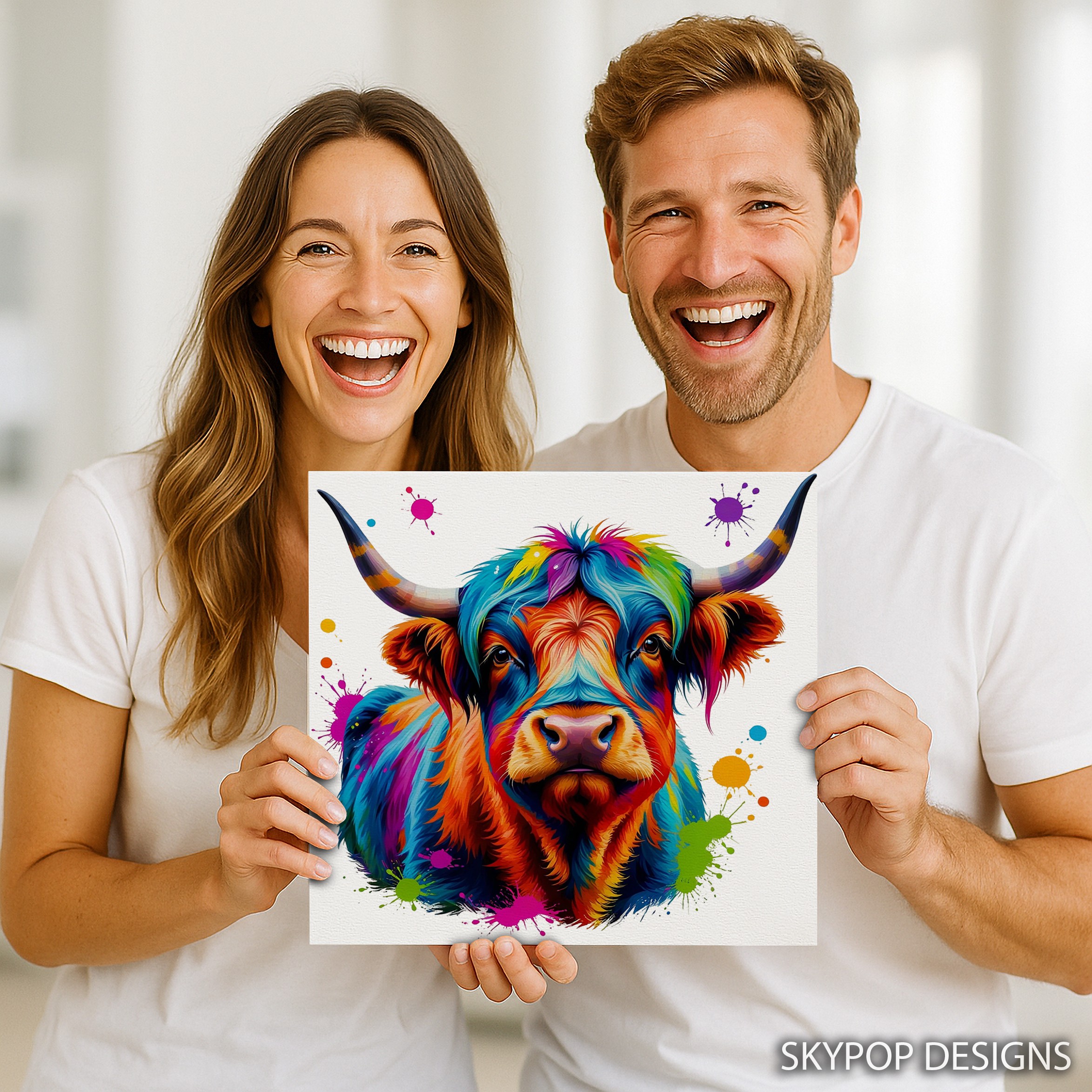 3.jpg Highland Cow Art
