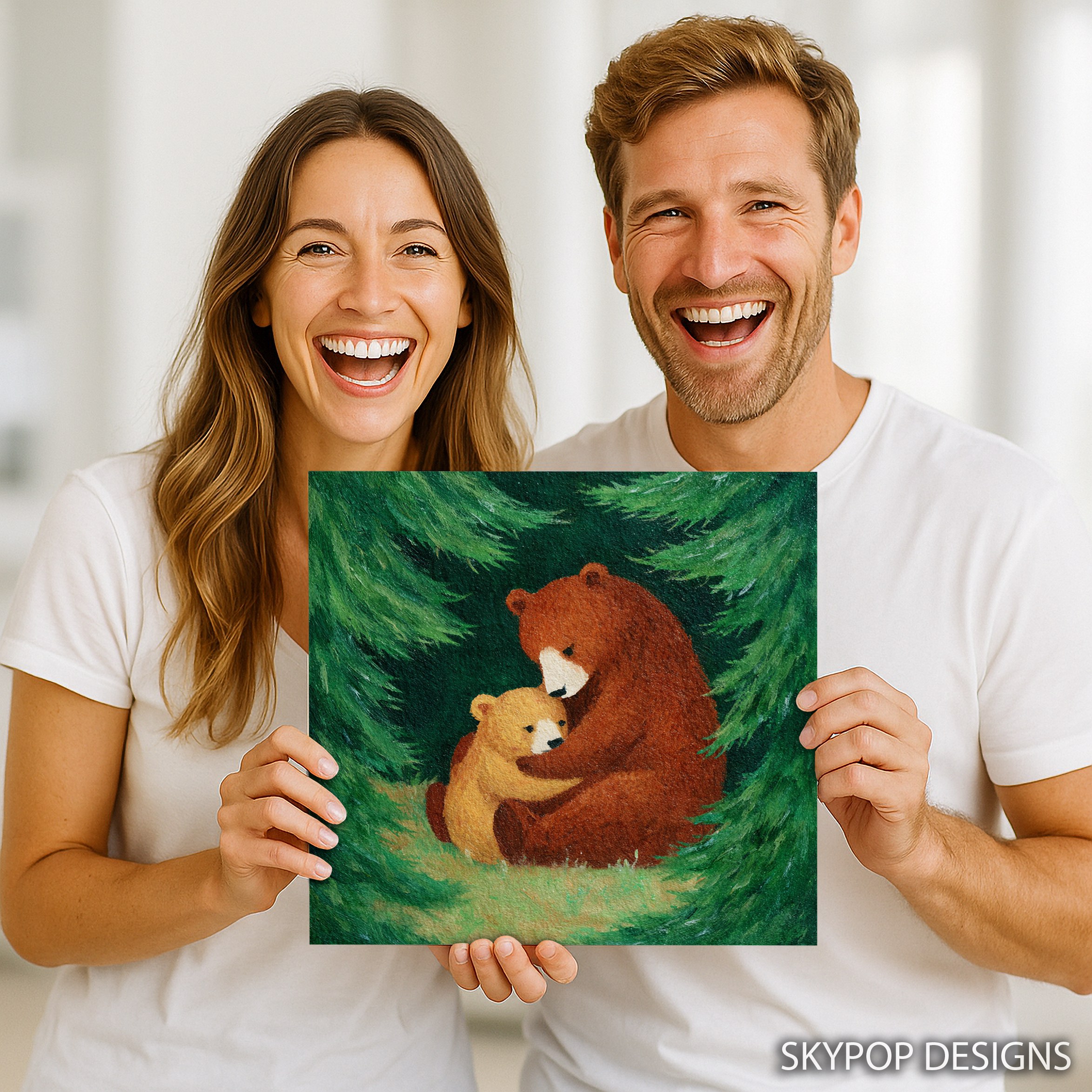 3.jpg Mother and Baby Bear Art