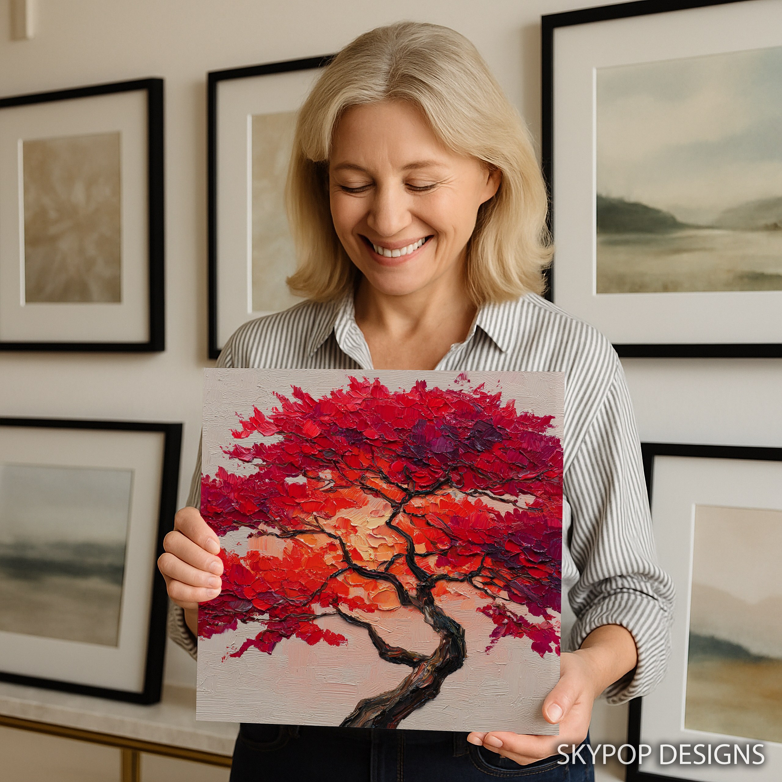 3.jpg Red Maple Tree Art