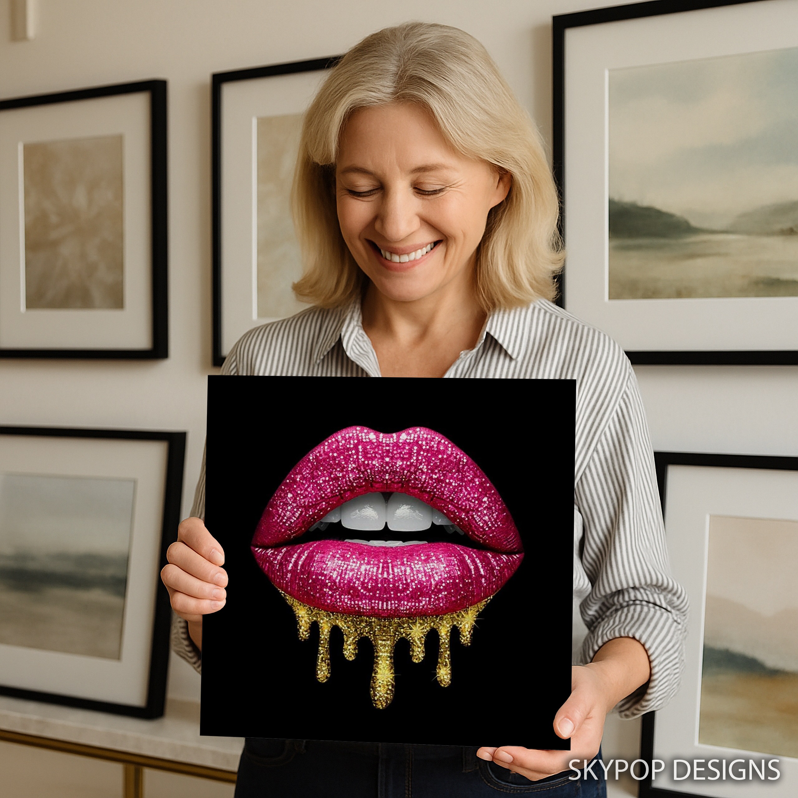 3.jpg Glittery Lips Art