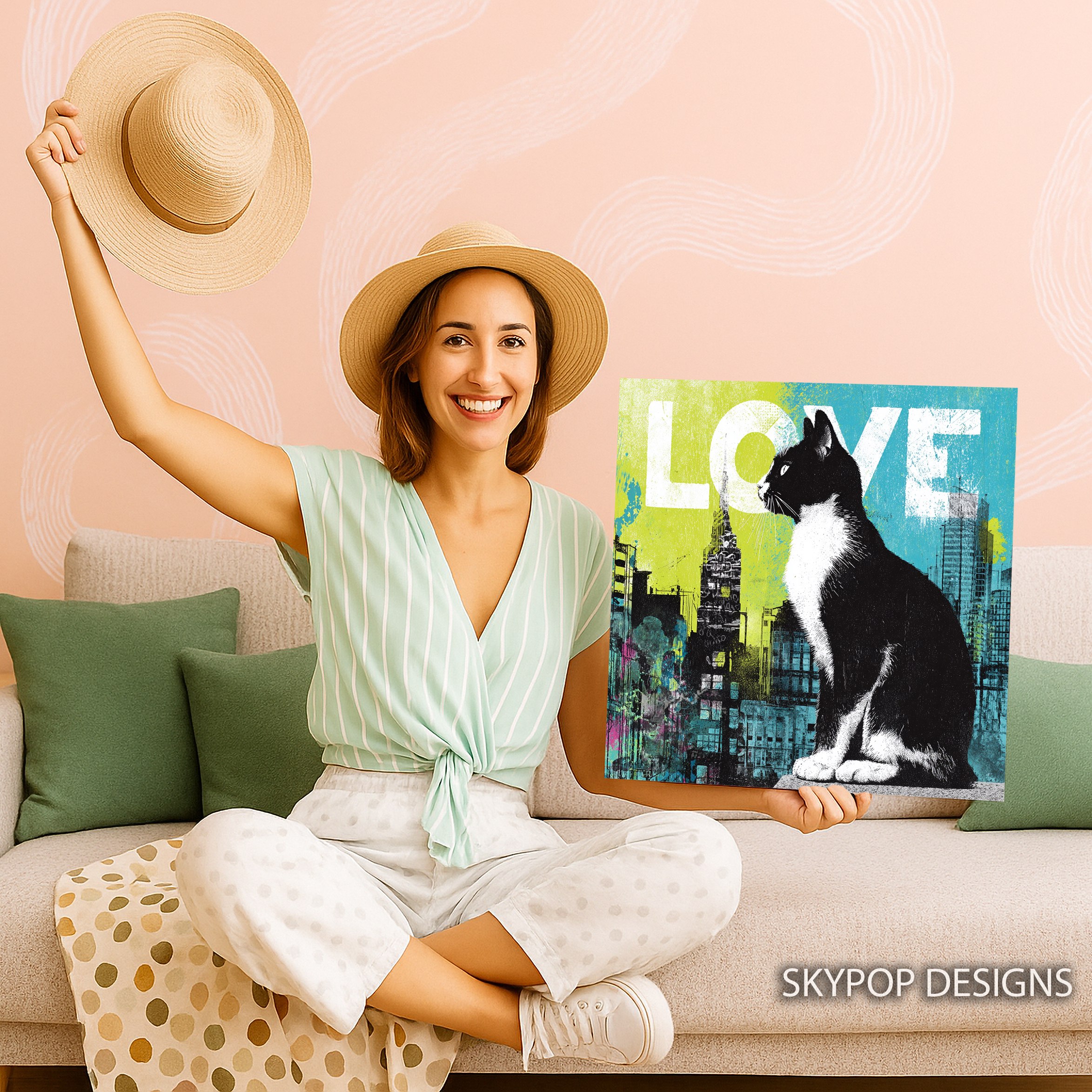 3.jpg Cat Love Art