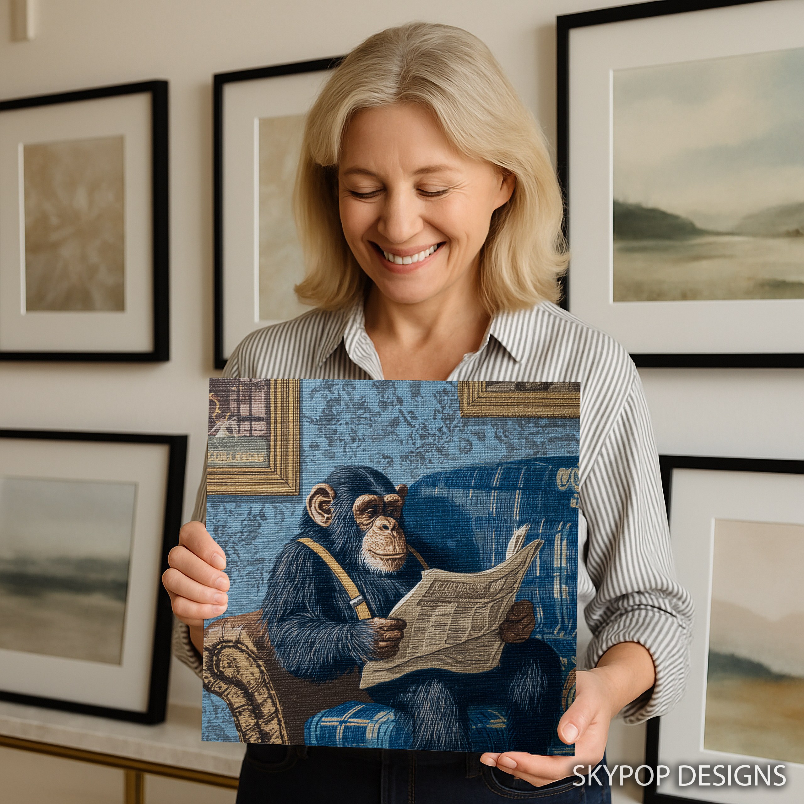 3.jpg Chimpanzee Art