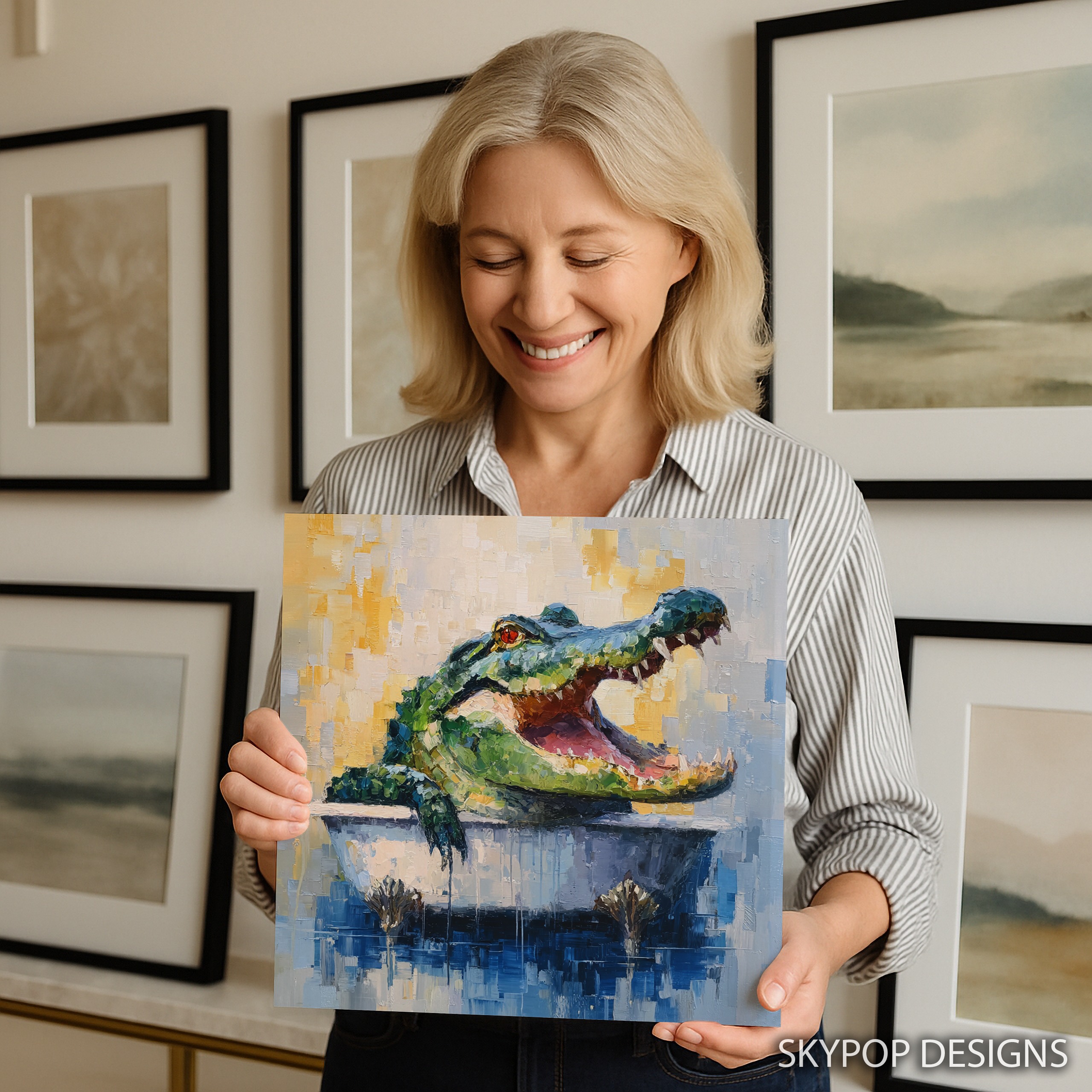 3.jpg Crocodile Art