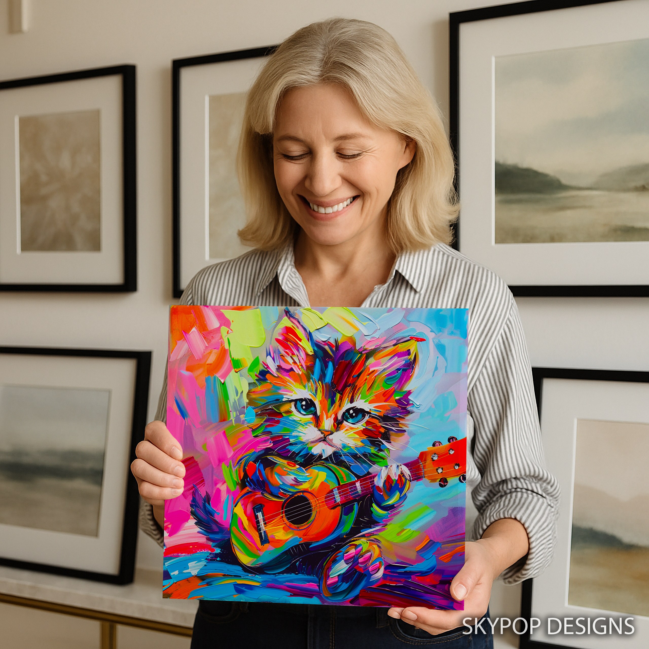 3.jpg Rainbow Cat Art