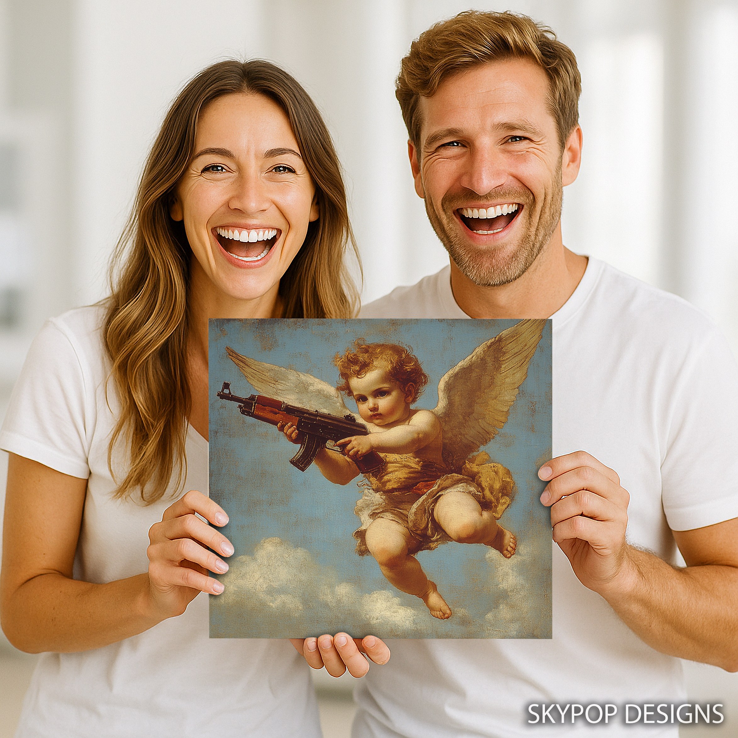 3.jpg Cherub with AK-47 Art
