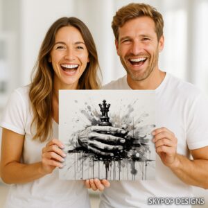 Chess King Art